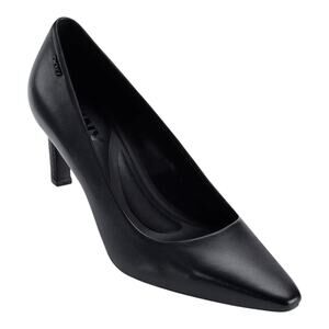 DKNY Women's Charlie Leather Slip On Pumps Black Size 7